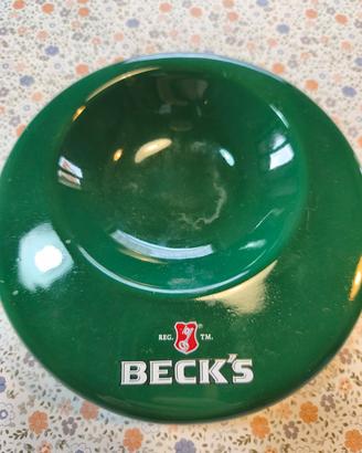 svuota tasche becks in ceramica 