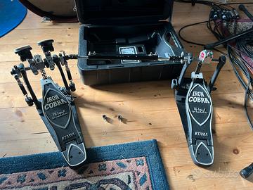 Doppio pedale TAMA HP900 Power Glide Mancino