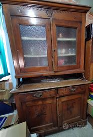 Armadio credenza in legno massello