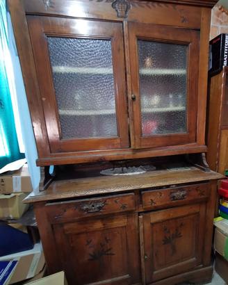 Armadio credenza in legno massello