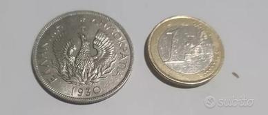 MONETA GRECIA 5 DRACHMAI 1930