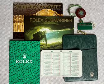 Corredo Submariner Rolex 1993 Inglese