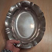 Vassoio centrotavola placcato argento, vintage