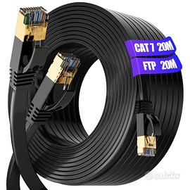 Cavo Ethernet Cat7 da 20 Metri Schermato