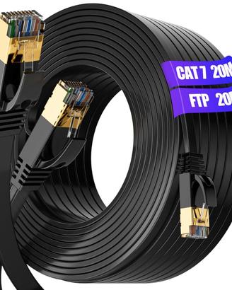 Cavo Ethernet Cat7 da 20 Metri Schermato