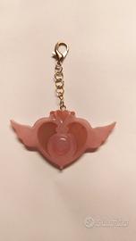 Portachiavi Rosa-Beige Sailor Moon in resina.
