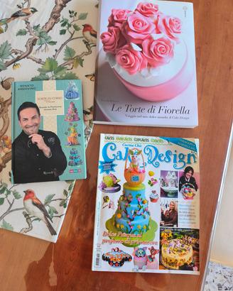 set libri pasticceria cake design 