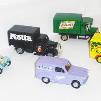 Modell. Furgoni Motta-Knorr-Bonduelle-Danone-Milka