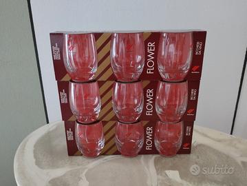 9 bicchieri da vino nuovi Bormioli Rocco