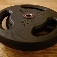 Dischi 20kg Per Bilanciere 28mm - Pesi Domyos