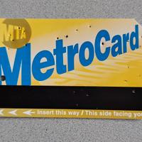metro card  New York anno 2018
