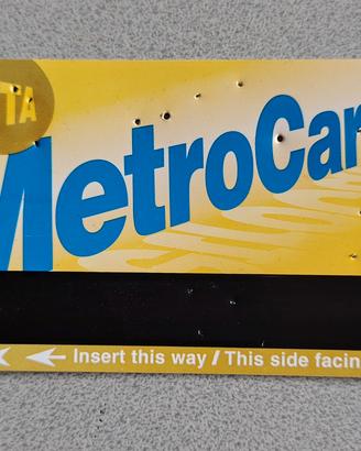 metro card  New York anno 2018