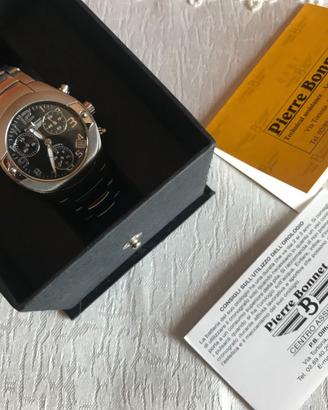 Orologio Cronografo Acciaio Donna Pierre Bonnet