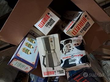 caffettiere bialetti,bicchieri bormioli,pentole 