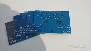 Lx 1395 - PCB Rosmetro da 1 a 170Mhz di NE. Rivist