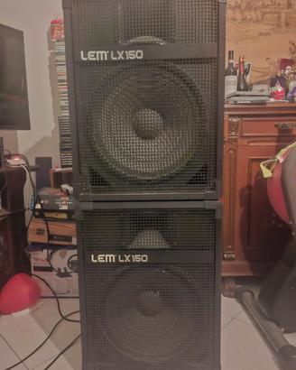 cassa lem lx150 attiva singola