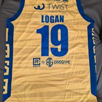 David logan jersey scafati match basket basketball