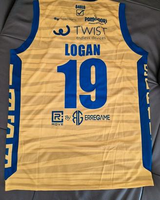 David logan jersey scafati match basket basketball