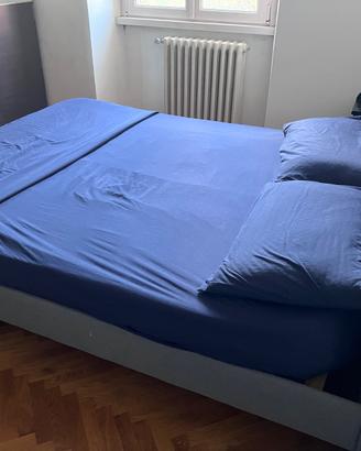 Letto IKEA HAUGA imbottito 160×200 cm con due reti