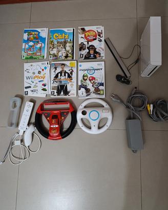 Nintendo Wii + giochi e volanti