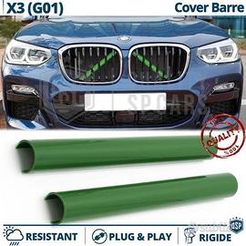 COVER Barre Radiatore per Bmw X3 G01 Tubi VERDI