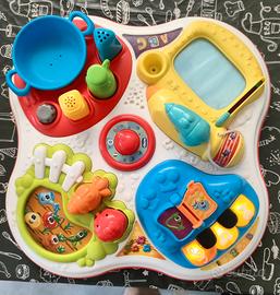 Gioco tavolo bambini chicco imparo multiattività