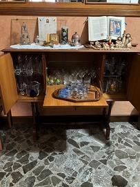 mobile bar anni 60 in legno
