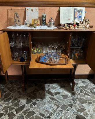 mobile bar anni 60 in legno
