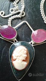 Collier in Argento con Cameo