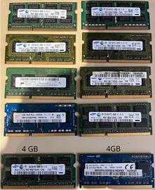 Moduli RAM DDR 3 notebook