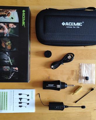 Microfono wireless  DT-5 per Flauto- Nuovo