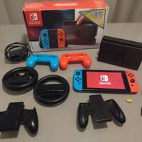 Nintendo Switch V1 + 7 Giochi + microSD 256