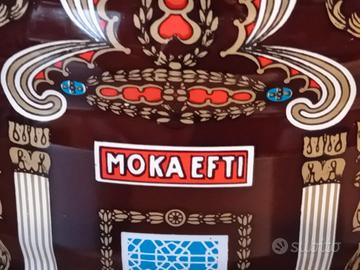 VECCHIE SCATOLE DI LATTA CAFFÈ MOKA EFTI VINTAGE 