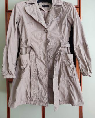 giacca trench beige TG 46 