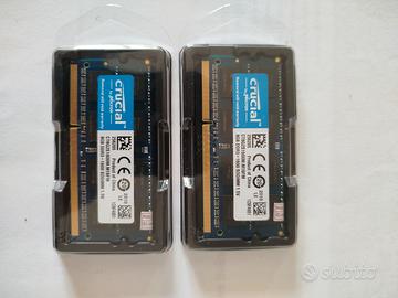 Ram DDR3 8+8Gb (tot.16Gb) soDimm