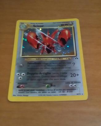 1 carta vecchia pokemon dorata anno 1995