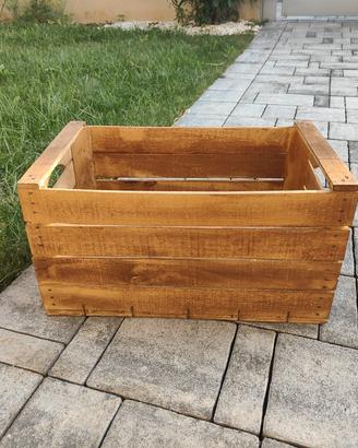 10 cassette di legno usate per tableau de mariage