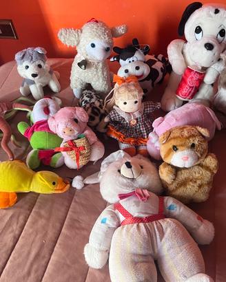 Lotto 14 peluche