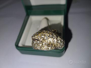 Anello donna color argento