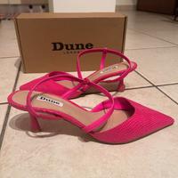 Scarpe Dune tacco 3 cm fucsia