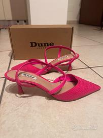 Scarpe Dune tacco 3 cm fucsia