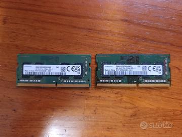 2x Samsung RAM 4GB DDR4