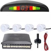 Kit Sensori Parcheggio Bianco con Display e buzzer