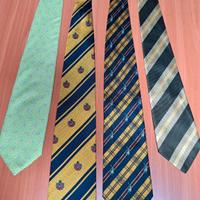 10 cravatte pura seta 100%