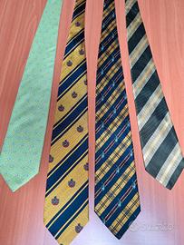 10 cravatte pura seta 100%