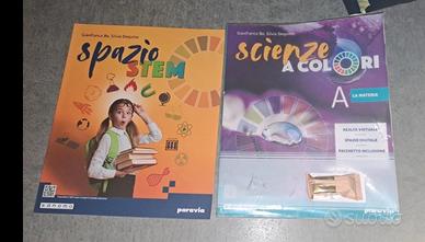 libro scolaatico scienze a colori 
