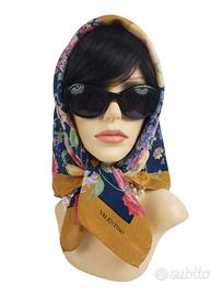 Foulard Vintage Valentino Garavani 100% seta 