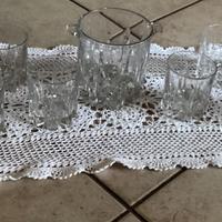 set di 6 bicchieri con cestello porta ghiaccio