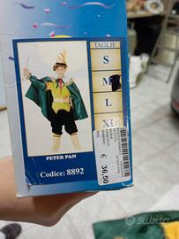 Vestito carnevale peter pan pari al nuovo