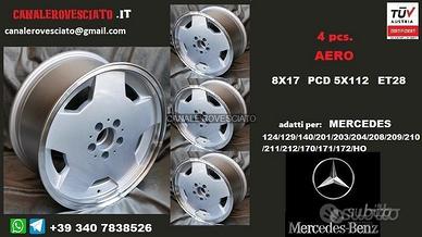 Cerchi aero AMG 8x 17 5x112 et28 mercedes